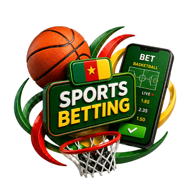 interface application Melbet sports betting avec ballon de football et smartphone, pour télécharger Melbet Cameroun