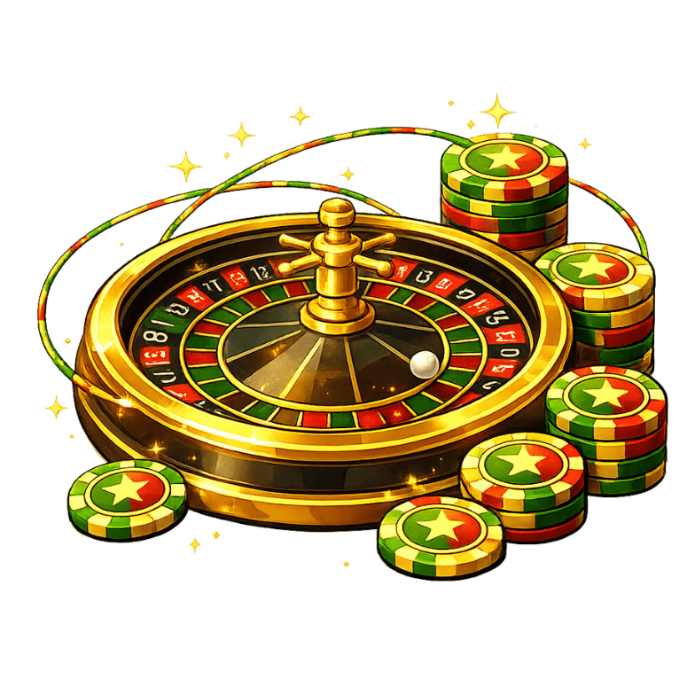 Melbet roulette en ligne avec jetons de casino colorés et table de jeu