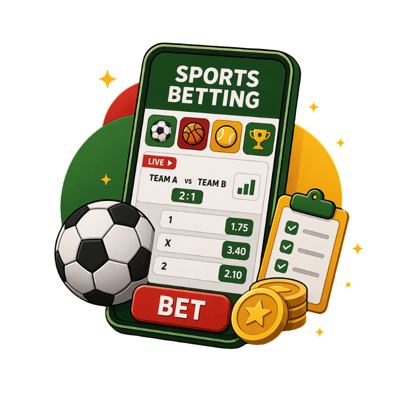 Illustration paris sportifs Melbet Cameroun avec ballon, cotes et paris en ligne