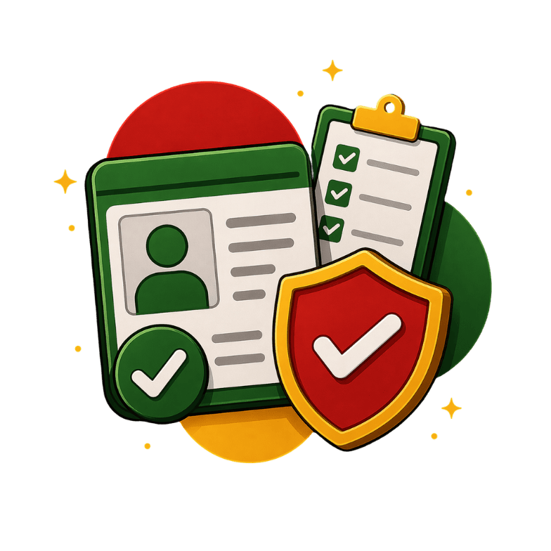 Illustration vérification compte Melbet Cameroun avec sécurité KYC et protection des données