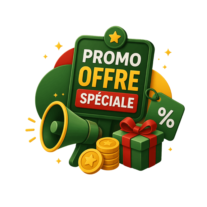 Illustration promotions Melbet Cameroun avec offres spéciales et bonus paris sportifs